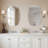 Metal Oval Wall Mirror-777532894-777532895