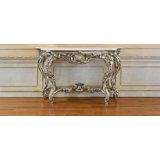 Aurora 60.6'' W Stone Console Table