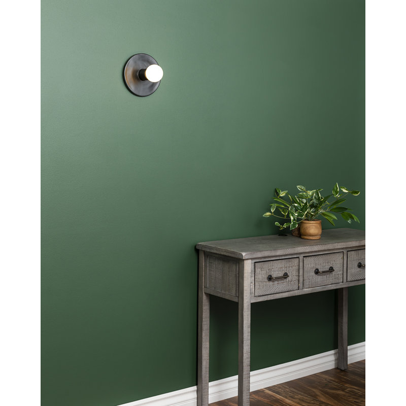 Anat 1 - Light Dimmable Flush Mounted Sconce, Carbon Matte Black