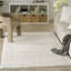 Tapis d'intérieur moderne ivoire Ebold Ebern Designs-966295867