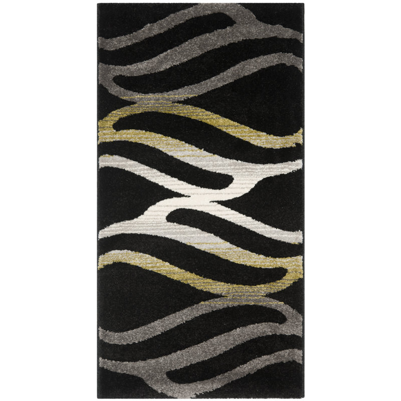 Shroyer Porcello Performance Abstract Rug, Rectangle 2'7" x 5'