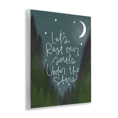 «Rest Our Souls Under Stars», plaque murale, design par Mandy Ford Art + Illustration