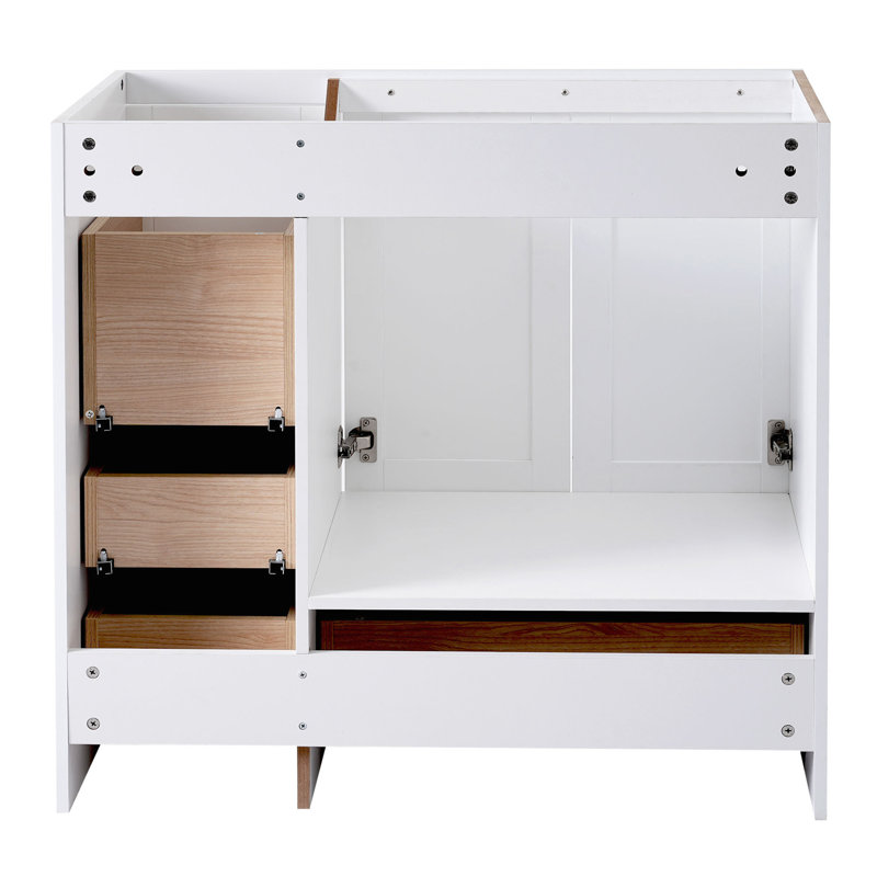 Meuble-lavabo 36 po (lavabo non inclus), Blanc