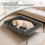 Elevated Dog Bed with Removable Cooling Cushion-801308715-801308708