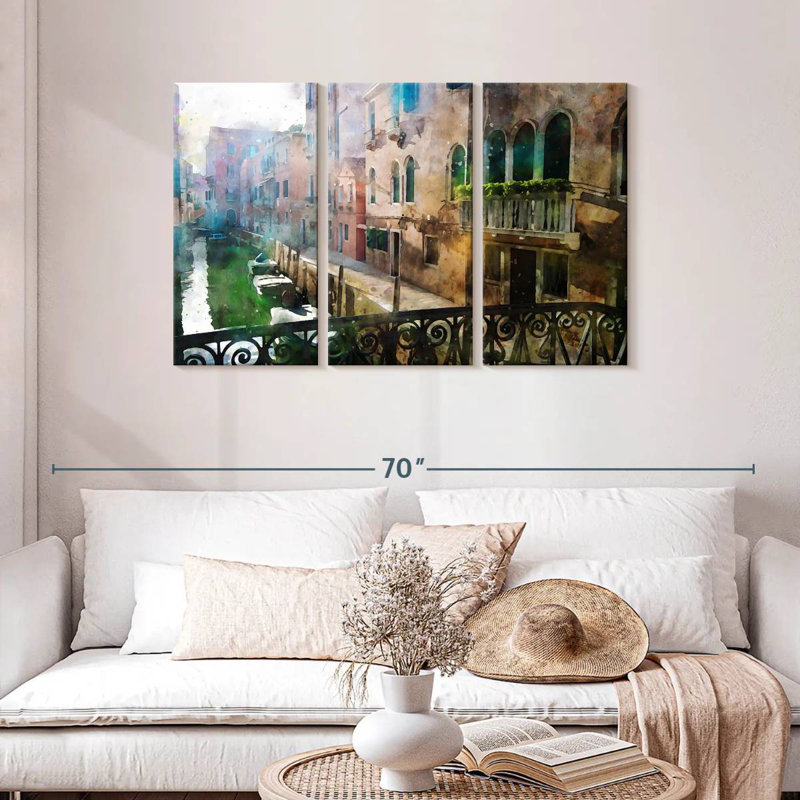 Lilie Venetian Canal, H 28 po x l 45 po