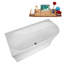 Baignoire autoportante 59 "avec drain interne Streamline-101697970