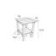 Ensemble de chaises berçantes toutes saisons avec table d'appoint, ensemble de chaises berçantes 3 pièces à texture de bois (comprend 2 chaises berçantes et 1 table)-1852171043