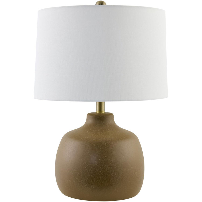 Lampe de table Kennington, Brun