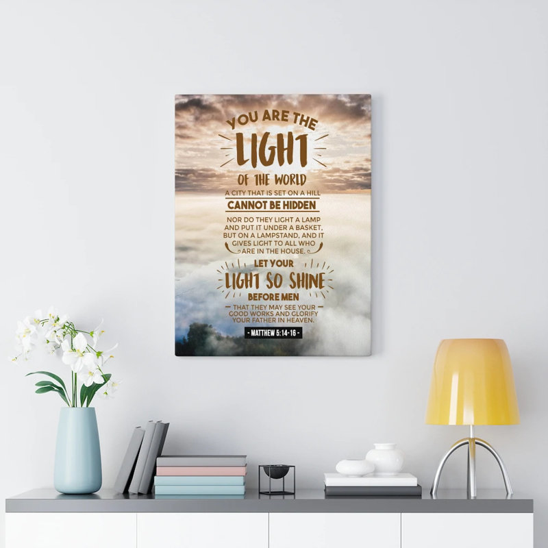 You Are The Light - Wrapped Canvas Print, 76cm H x 61cm W