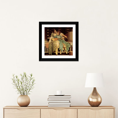 « the music leçon », reproduction d’art sur toile tendue Frederick Leighton