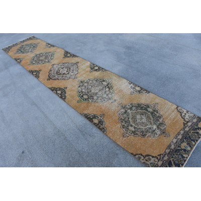 Classic Patchwork Runner Rug, 29.9x151.6 Inch Beige Rug