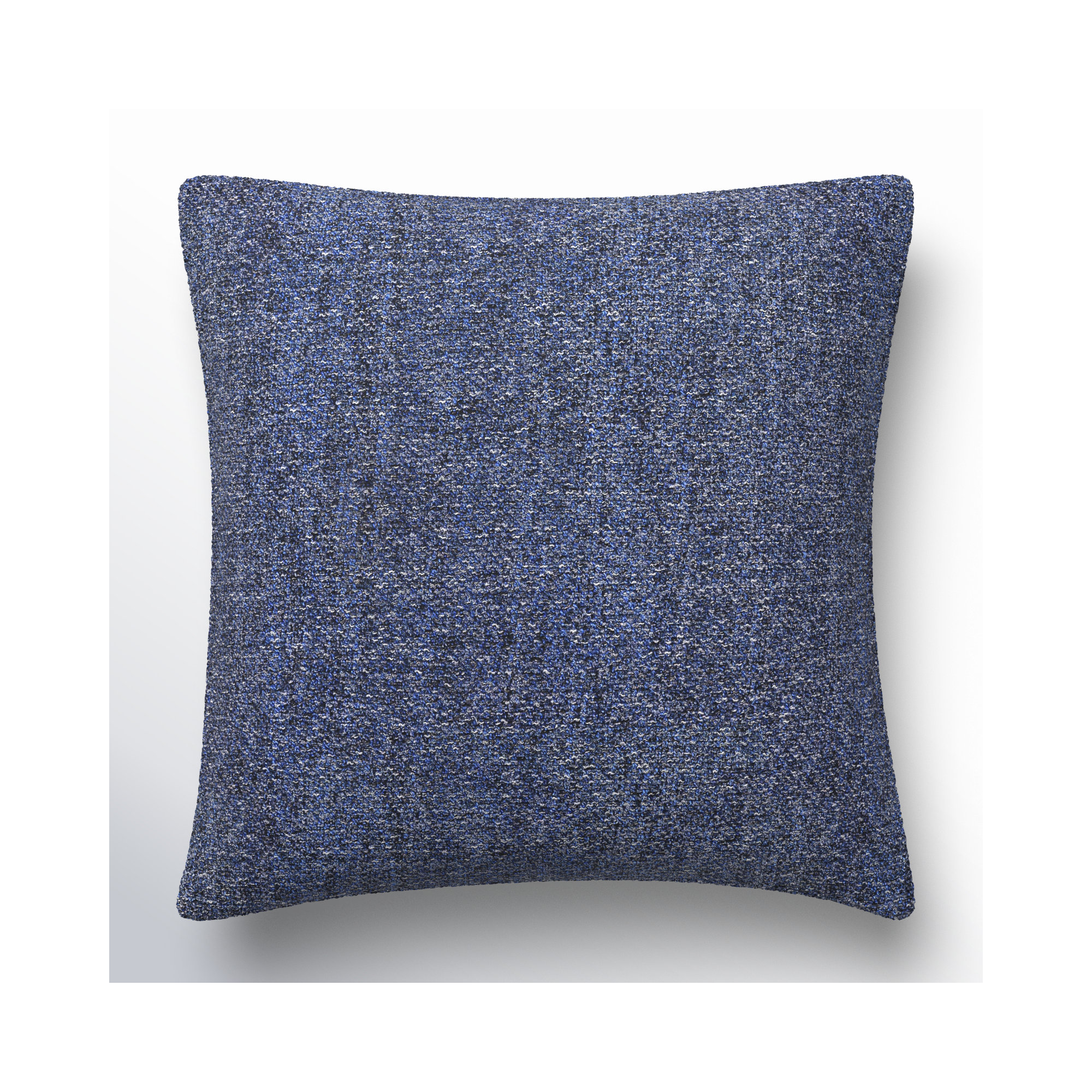 Amalfi Boucle Throw Pillow, Polyester/Polyfill, 22" x 22", Navy