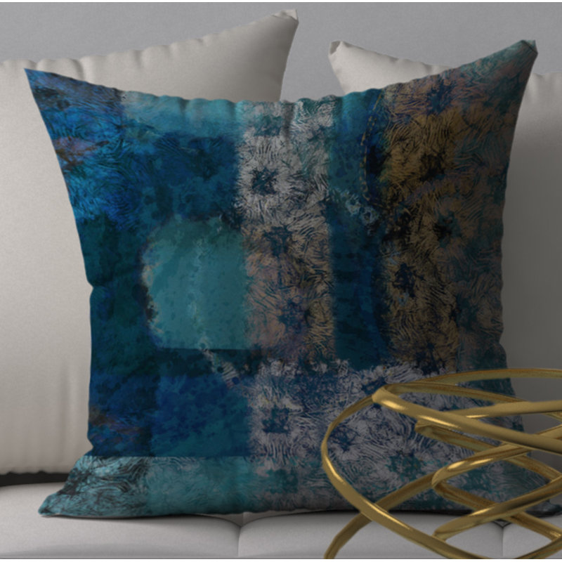 Housse de coussin carrée/insert, 18 po x 18 po