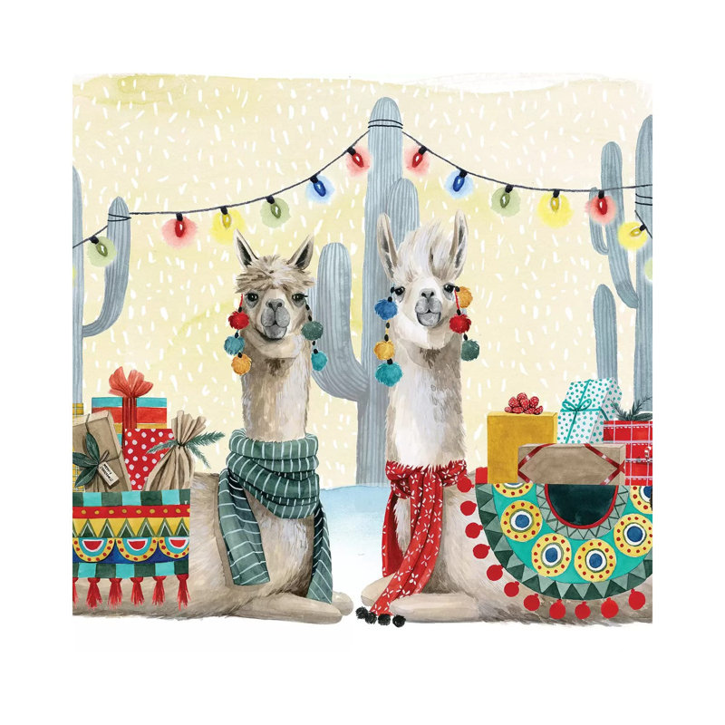 Boho Christmas Collection A by Grace Popp - Wrapped Canvas Print, 66.04 cm H x 66.04 cm W