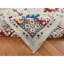 Tapis blanc en laine noué à la main 7 pi 9 po x 9 pi 9 po Peshawar 7B41F83E77D345AF885AA5FBBFE3B6FC