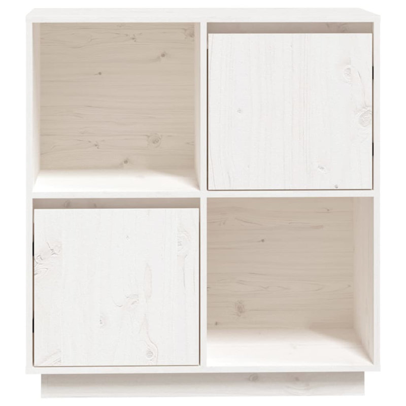 Polston 74cm Solid Wood Sideboard, White