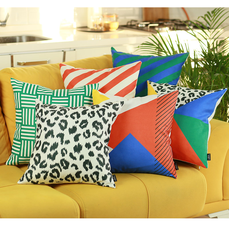 Memphis Abstract Pillow Cover