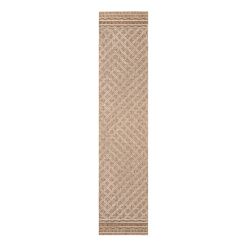 Indoor/Outdoor Trellis Area Rug, Runner 2'7" x 12'