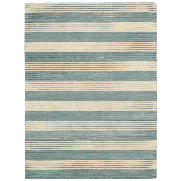 Barclay Butera Ripple Wool Striped Indoor Rug | Wayfair