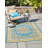 Blue Cahuita Indoor/Outdoor Traditional Rug-1727498406