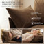 Fauteuil d'appoint rembourré avec accoudoirs brun Adrielle-1507515083