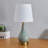 Conyers 18" Modern Ceramic Table Lamp Set with USB Ports and Polished Antique Bronze Base-654955889