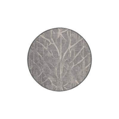 Machine Washable Gray Area Rug