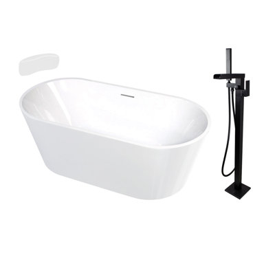 Transolid Freestanding Bathtub, In White