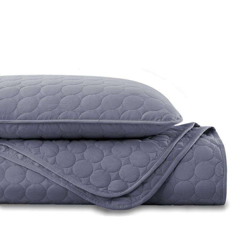 Denim Full/Queen Reversible Quilt Set with Shams