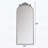 58x24 Inch Arched Mirror with Vintage Carved Applique-117805306