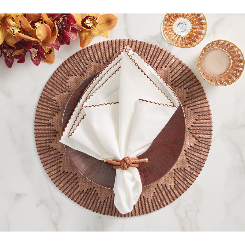 Rope Knot Napkin Ring, Brown