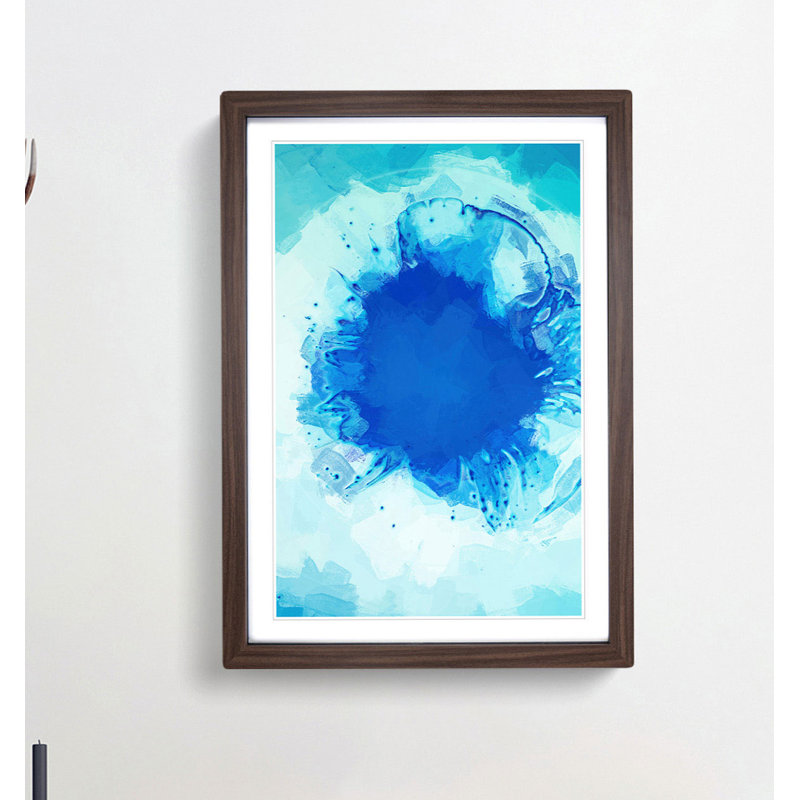 Impossible View in Abstract - Framed Print, Walnut, 76cm H x 50cm W x 2cm D