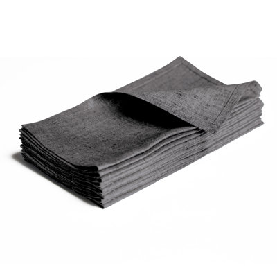 100% Pure Linen Cocktail Napkins - Athena