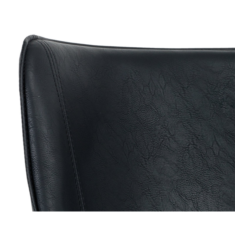 Irongate Upholstered Arm Chair, Black, Rustic Bronze