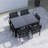 High-Quality Steel Outdoor Table And Chair Set-2094098308