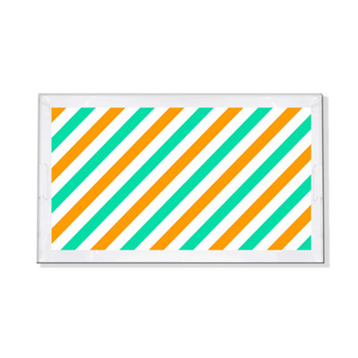 Plateau décoratif rectangulaire Candy
