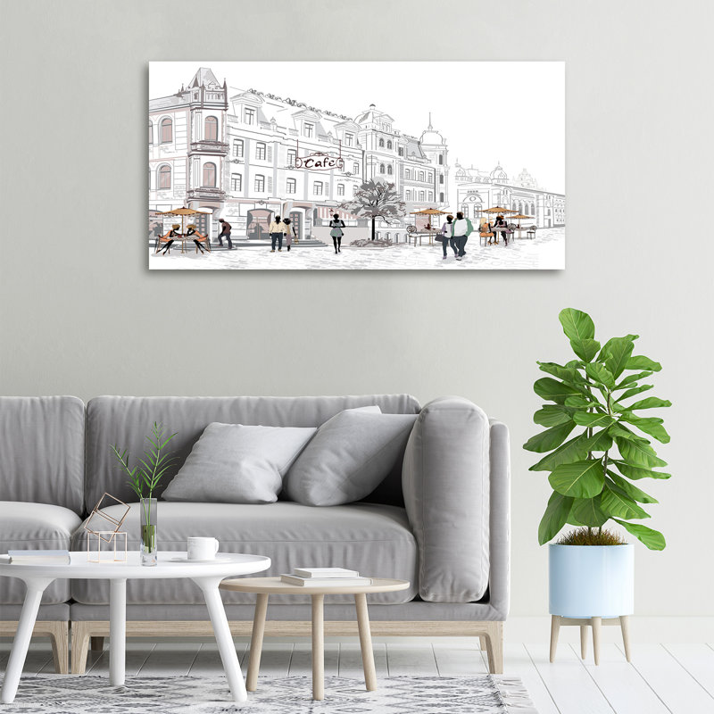 Old Town - Wrapped Canvas Print, Canvas, 50cm H x 100cm W