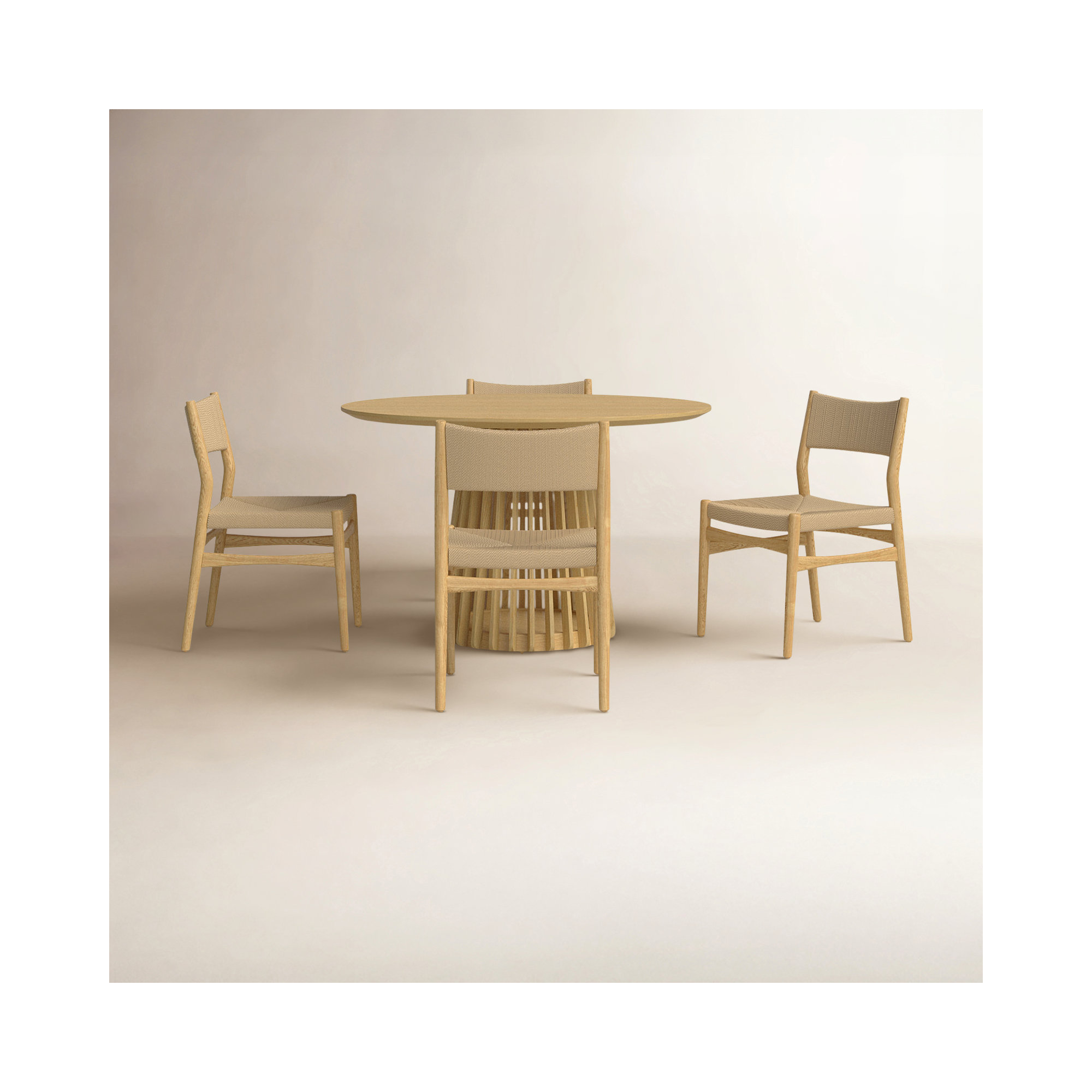 Buffolino 5 - Piece Extendable Dining Set, Natural, Natural, Natural