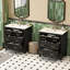 Ensemble de meuble-lavabo autoportant avec lavabo en céramique séparé-144688662-144688658