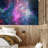 Planet In Outer Space Galaxy Peel & Stick Border-93867842