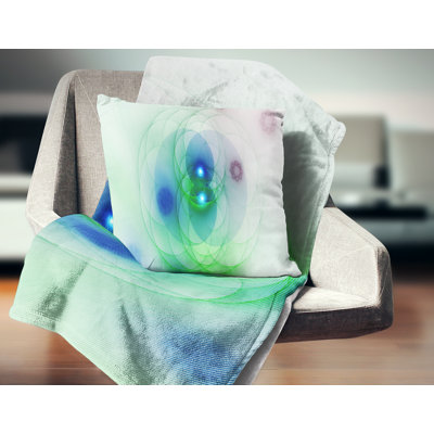 Merge Colored Spheres - Coussin imprimé abstrait