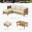 Outdoor Wicker Patio Conversation Furniture Set With Acacia Wood Coffee Table-1736827167-1736827161