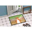 Tapis de porte extérieur anti-dérapants ours aquarelle-38444077