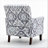 Patterned Polyester Blend Armchair