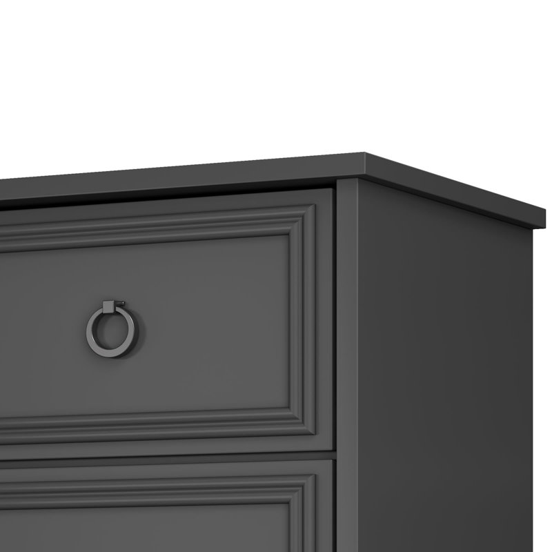 29.53'' W 4 - Drawer Dresser, Black