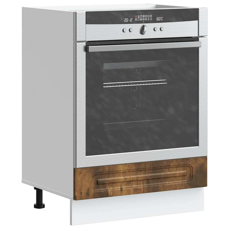 Oven Cabinet Kalmar Engineered Wood, Smoked Oak