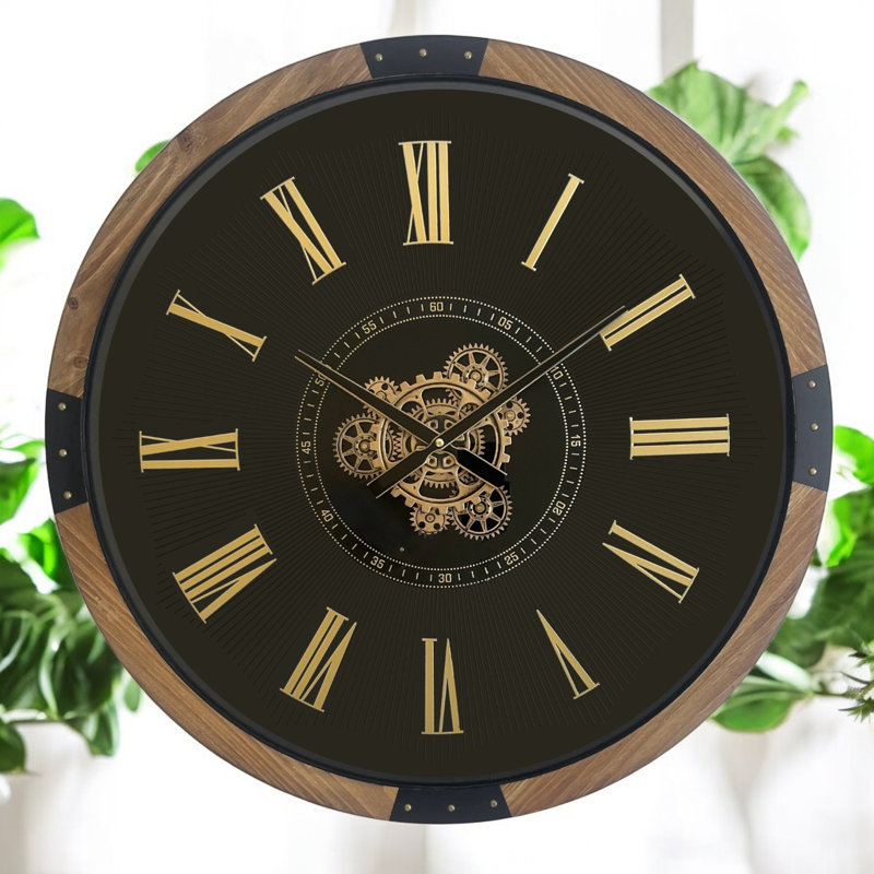Solid Wood Wall Clock
