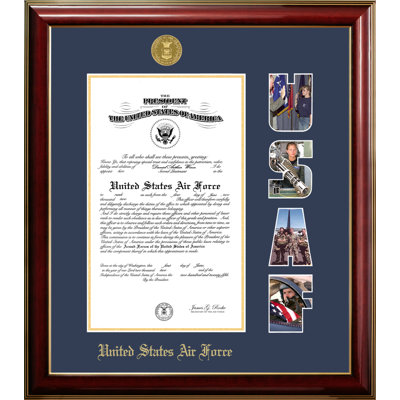 Air Force Certificate Classic Picture Frame