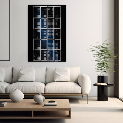 Contemporary Art Geometric Retro Vintage Architecture City Art