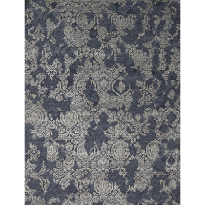 Paradise Hand Knotted Damask Area Rug
